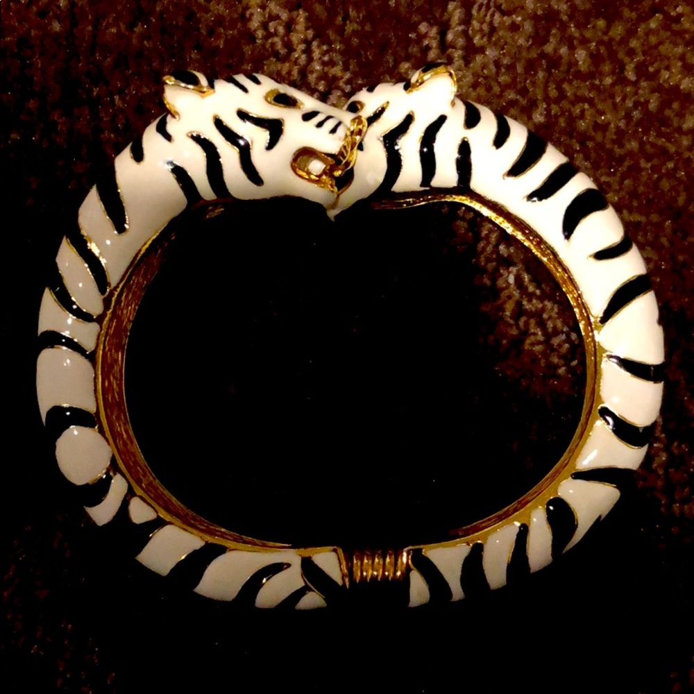 Kenneth Jay Lane Zebra Bangle